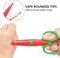 6-Piece Decorative Craft Scissors – ABS Resin, 6 Patterns, Safe & Colorful for Kids